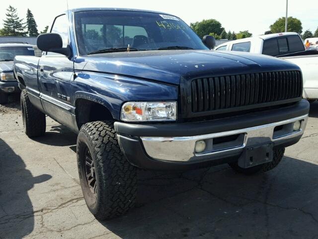 1B7HF16Z6YS547027 - 2000 DODGE RAM 1500 BLUE photo 1