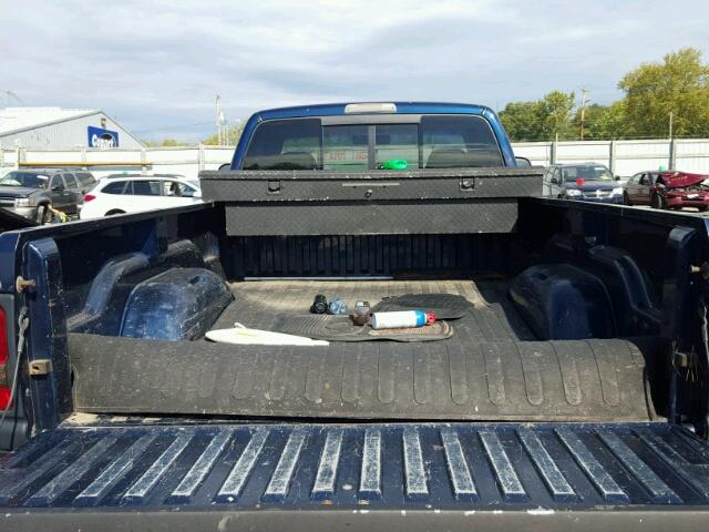 1B7HF16Z6YS547027 - 2000 DODGE RAM 1500 BLUE photo 9