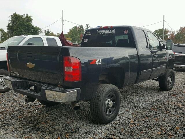 1GCRKSE3XBZ387316 - 2011 CHEVROLET SILVERADO BLACK photo 4