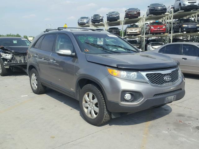 5XYKTDA14BG120735 - 2011 KIA SORENTO BA GRAY photo 1