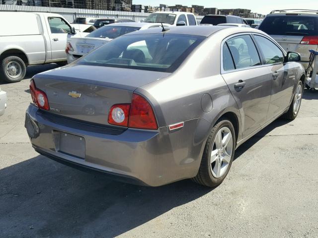 1G1ZB5E1XBF117951 - 2011 CHEVROLET MALIBU LS BROWN photo 4