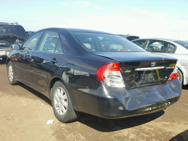 4T1BF30K33U055089 - 2003 TOYOTA CAMRY BLACK photo 3