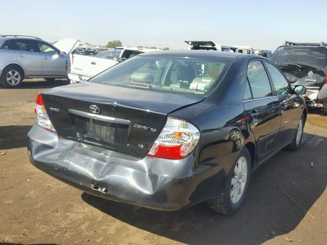 4T1BF30K33U055089 - 2003 TOYOTA CAMRY BLACK photo 4