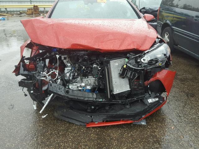 5NPE34AB6JH616990 - 2018 HYUNDAI SONATA RED photo 9