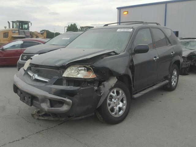 2HNYD18861H512697 - 2001 ACURA MDX TOURIN BLACK photo 2