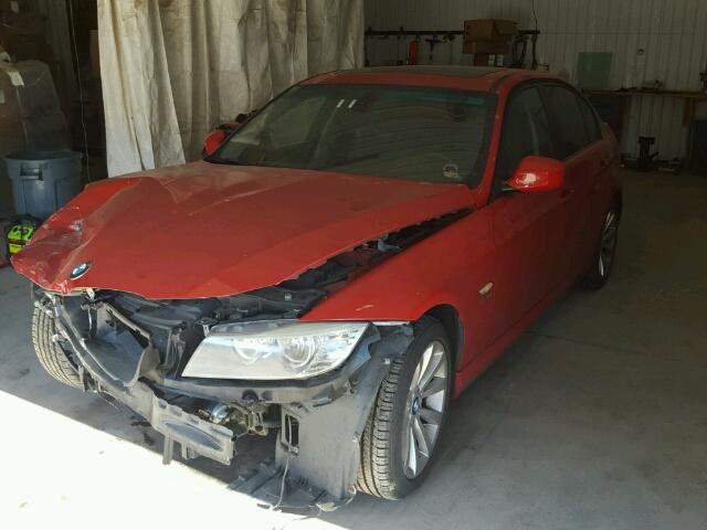 WBAPK5C52BA994044 - 2011 BMW 328 XI SUL RED photo 2