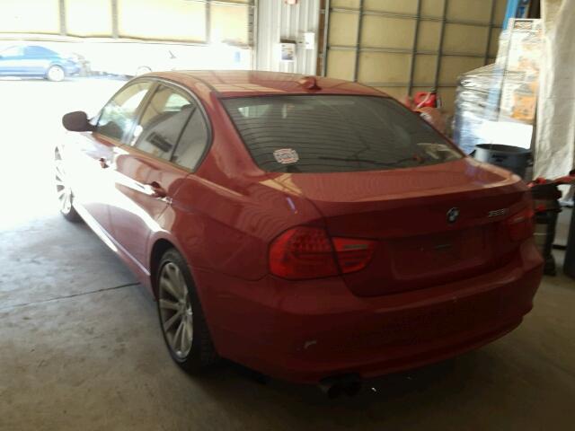 WBAPK5C52BA994044 - 2011 BMW 328 XI SUL RED photo 3