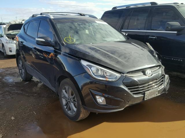 KM8JUCAGXEU939691 - 2014 HYUNDAI TUCSON BLACK photo 1