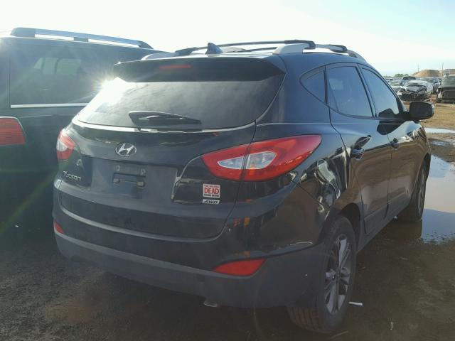 KM8JUCAGXEU939691 - 2014 HYUNDAI TUCSON BLACK photo 4