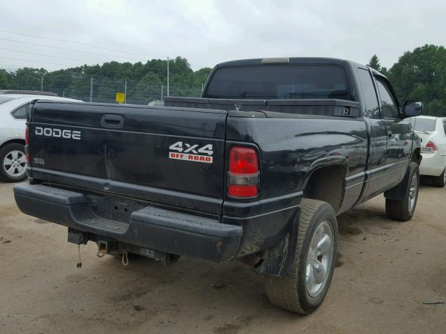 3B7HF13Z81G752950 - 2001 DODGE RAM 1500 BLACK photo 4