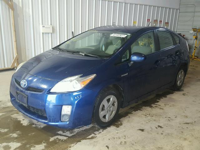 JTDKN3DU4A0013392 - 2010 TOYOTA PRIUS 蓝色 照片 2