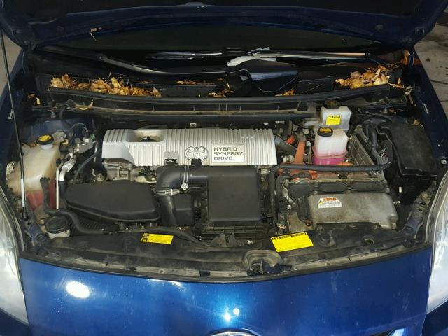 JTDKN3DU4A0013392 - 2010 TOYOTA PRIUS 蓝色 照片 7