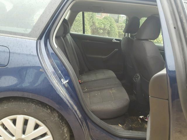 3VWPP7AJXCM704375 - 2012 VOLKSWAGEN JETTA S 蓝色 照片 6