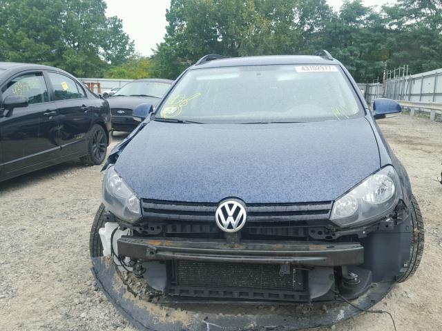 3VWPP7AJXCM704375 - 2012 VOLKSWAGEN JETTA S 蓝色 照片 9