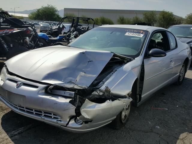 2G1WW12E839421104 - 2003 CHEVROLET MONTE CARL 银色 照片 2