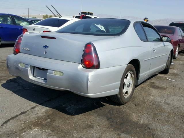 2G1WW12E839421104 - 2003 CHEVROLET MONTE CARL 银色 照片 4