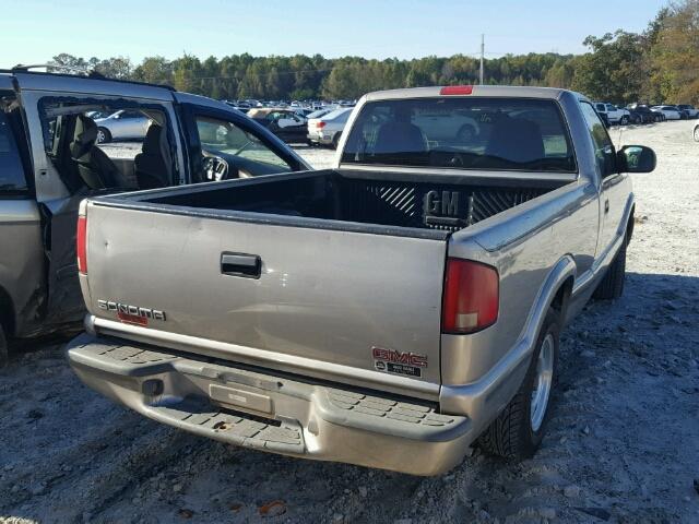 1GTCS1440WK513353 - 1998 GMC SONOMA TAN photo 4