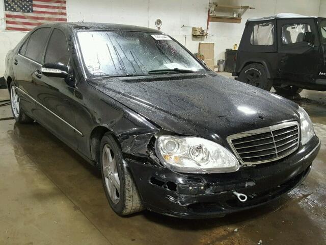 WDBNG75J54A425787 - 2004 MERCEDES-BENZ S 500 BLACK photo 1