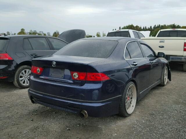 JH4CL96856C801664 - 2006 ACURA TSX BLUE photo 4