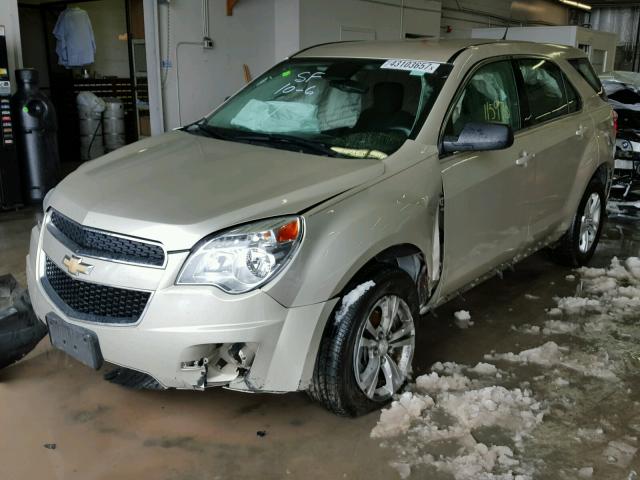 2GNALBEK4D1257553 - 2013 CHEVROLET EQUINOX LS CREAM photo 2