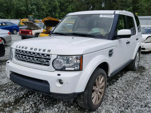 SALAK2D45CA599203 - 2012 LAND ROVER LR4 HSE LU WHITE photo 2