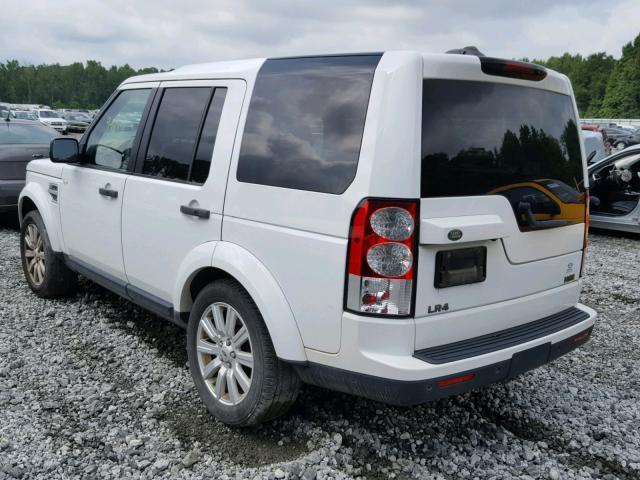 SALAK2D45CA599203 - 2012 LAND ROVER LR4 HSE LU WHITE photo 3