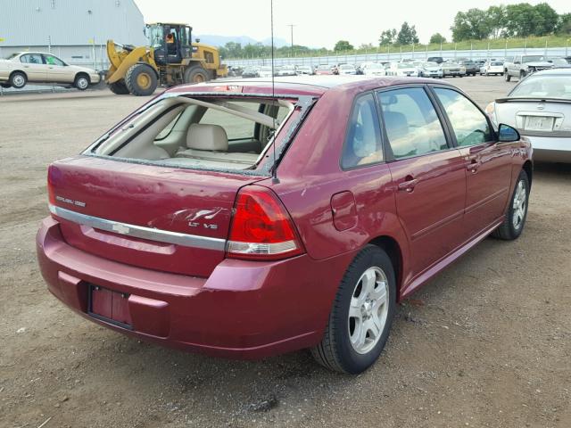 1G1ZU64884F191404 - 2004 CHEVROLET MALIBU MAX 红色 照片 4