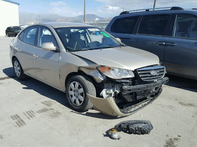 KMHDU46D38U484138 - 2008 HYUNDAI ELANTRA BEIGE photo 1