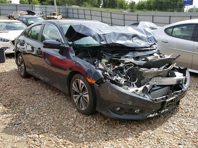 2HGFC1F77HH631736 - 2017 HONDA CIVIC EXL 蓝色 照片 1