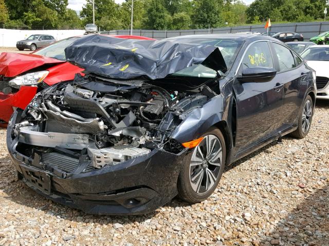 2HGFC1F77HH631736 - 2017 HONDA CIVIC EXL 蓝色 照片 2