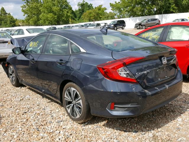 2HGFC1F77HH631736 - 2017 HONDA CIVIC EXL 蓝色 照片 3