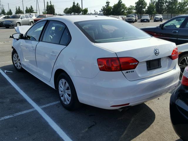 3VW2K7AJ8DM263789 - 2013 VOLKSWAGEN JETTA BASE 白色 照片 3
