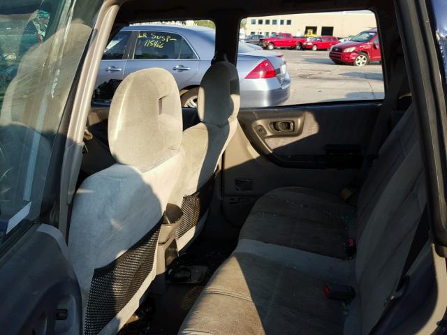 JF1SF65532H714326 - 2002 SUBARU FORESTER S BLUE photo 6