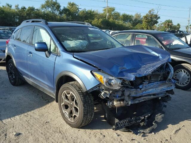 JF2GPACC5E8313884 - 2014 SUBARU XV CROSSTR BLUE photo 1
