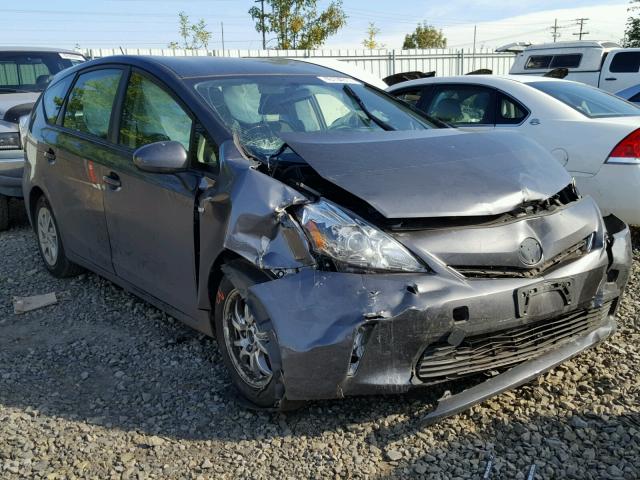 JTDZN3EU2D3278084 - 2013 TOYOTA PRIUS V GRAY photo 1