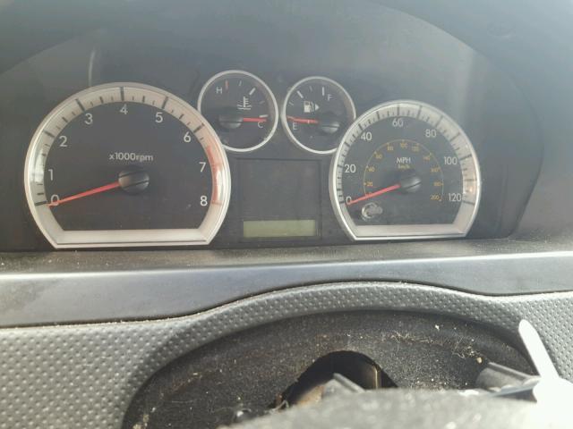 KL1TD56E39B620710 - 2009 CHEVROLET AVEO LS BLACK photo 8