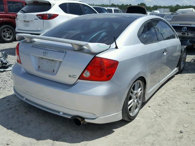 JTKDE177770189647 - 2007 TOYOTA SCION TC 银色 照片 4