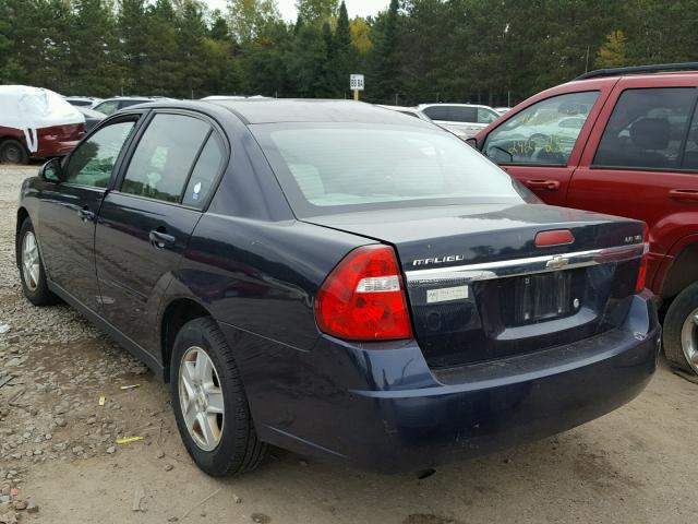 1G1ZT528X5F317361 - 2005 CHEVROLET MALIBU BLUE photo 3