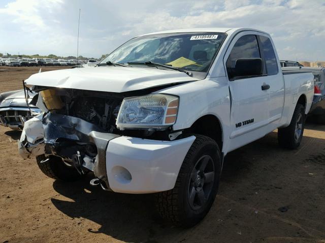 1N6AA06BX5N500037 - 2005 NISSAN TITAN XE WHITE photo 2