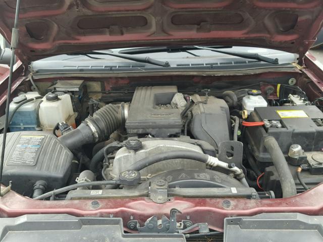 1GTDT13EX88181479 - 2008 GMC CANYON BURGUNDY photo 7