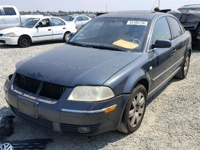 WVWRH63B03P351843 - 2003 VOLKSWAGEN PASSAT GLX SILVER photo 2