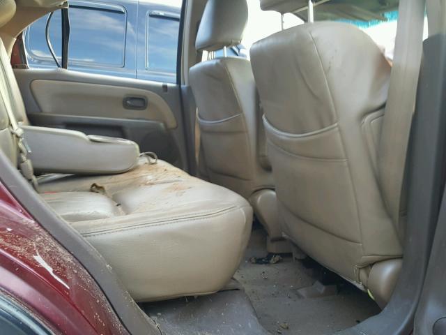 SHSRD78832U007956 - 2002 HONDA CR-V EX MAROON photo 6