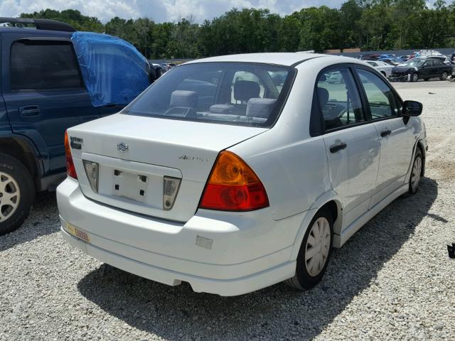 JS2RA41S835164976 - 2003 SUZUKI AERIO S WHITE photo 4