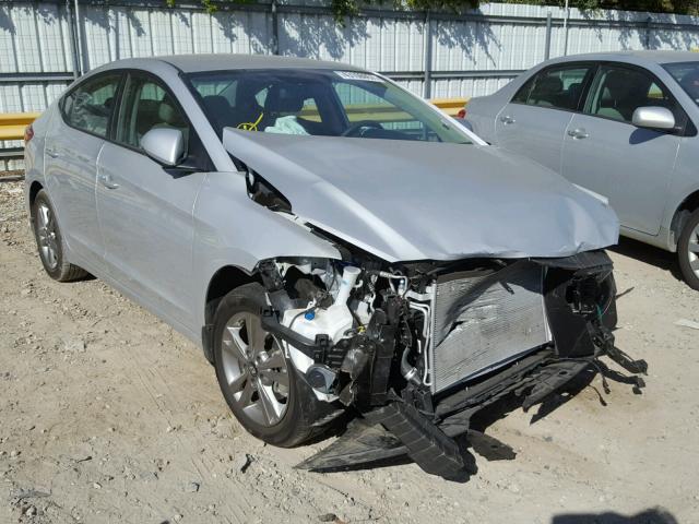 KMHD84LFXHU179892 - 2017 HYUNDAI ELANTRA SE SILVER photo 1