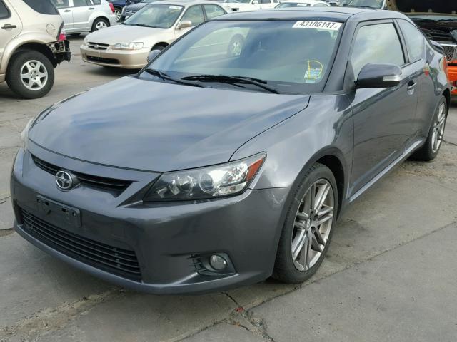 JTKJF5C76D3049418 - 2013 SCION TC GRAY photo 2