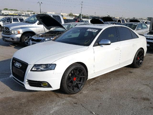 WAUBGAFL8CA002733 - 2012 AUDI S4 PREMIUM WHITE photo 2