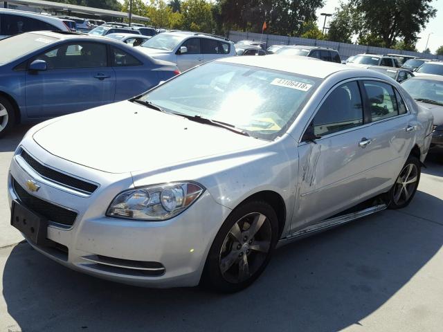 1G1ZC5E06CF357438 - 2012 CHEVROLET MALIBU 1LT ვერცხლისფერი ფოტო 2