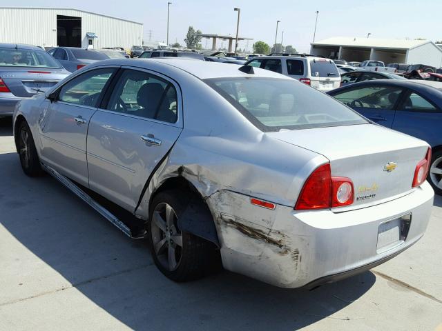 1G1ZC5E06CF357438 - 2012 CHEVROLET MALIBU 1LT ვერცხლისფერი ფოტო 3