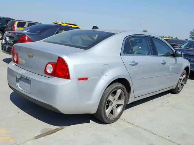 1G1ZC5E06CF357438 - 2012 CHEVROLET MALIBU 1LT ვერცხლისფერი ფოტო 4