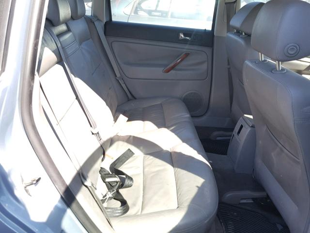 WVWRH63B43P255813 - 2003 VOLKSWAGEN PASSAT GLX BLUE photo 6